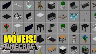 Como Ter Móveis Realistas Em 3D No Minecraft Pe