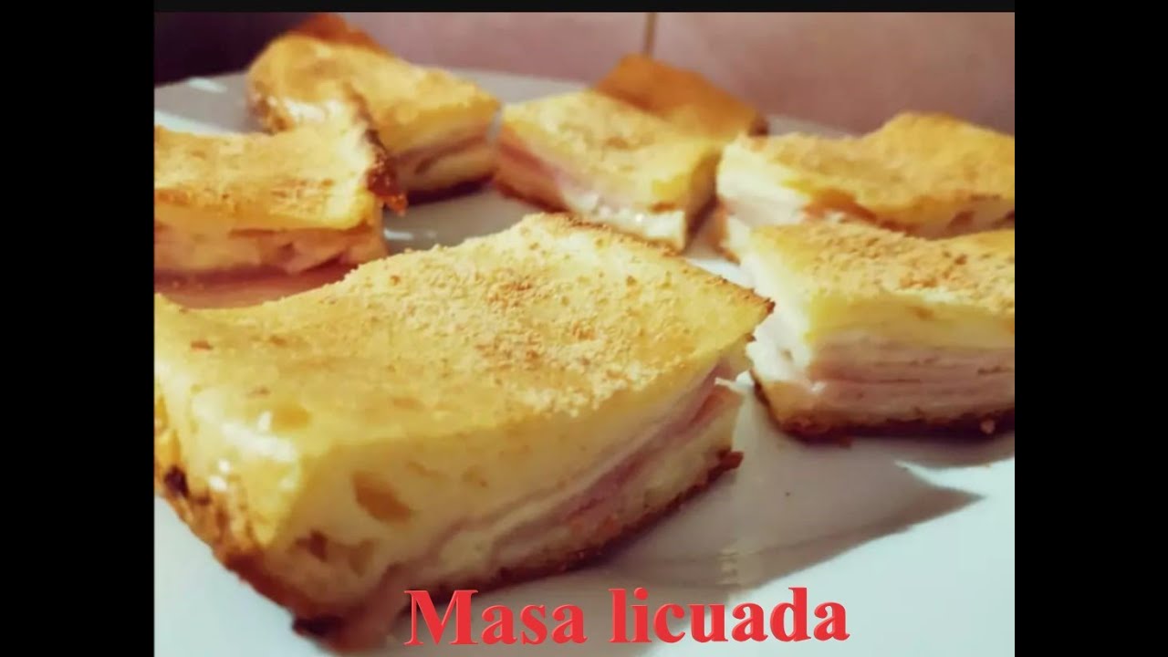 Masa licuada para torta de fiambre, Liquefied dough for cold meat cake