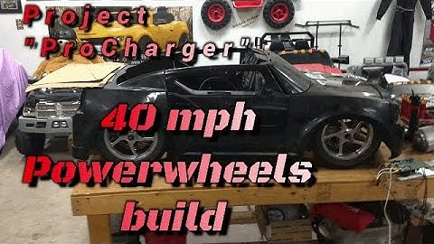 Project "ProCharger" 48 volt 40 mph powerwheels build- part 1