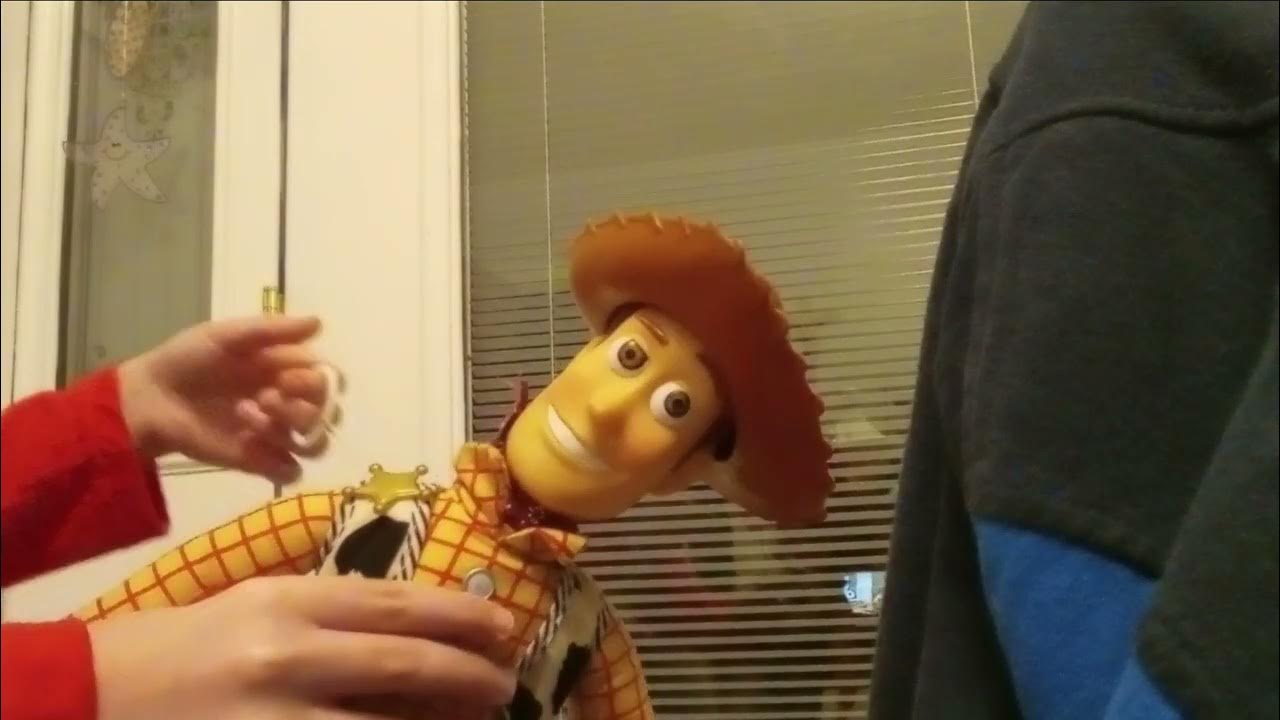 1995 Toy story Woody doll voice box sayings YouTube