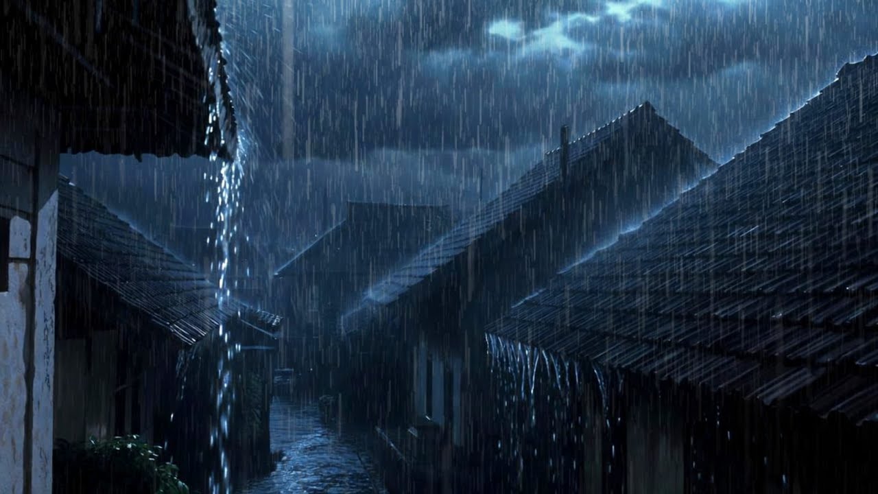 Heavy Rain Sounds for Sleeping 24 Hours 🌧️ Deep Sleep, Insomnia Relief, Relaxing Night Rain
