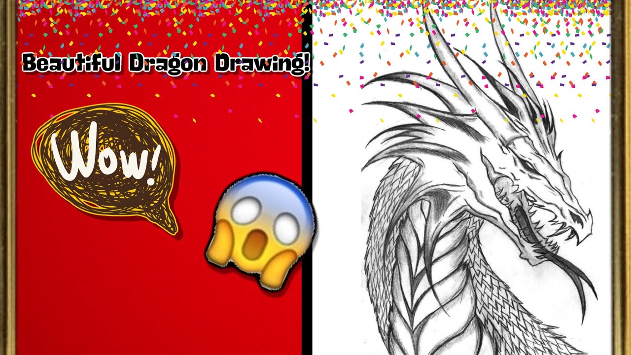 My Dragon Drawing! (Post Malone & Swae Lee - Sunflower)