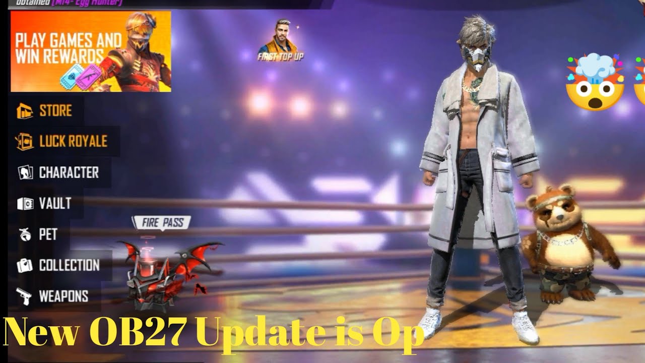 New OB27 Update is Amazing | Free Fire | Gameplay .