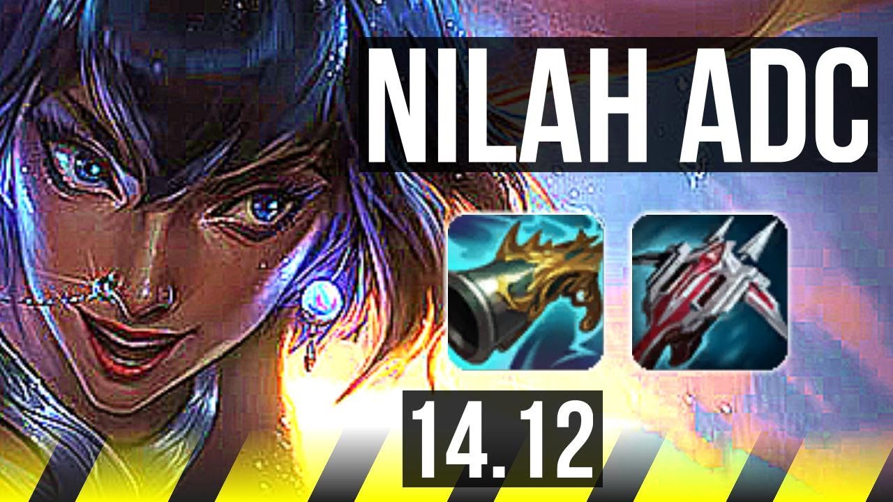 NILAH & Pyke vs DRAVEN & Nami (ADC) | 8/1/9, Rank 8 Nilah | NA Challenger | 14.12