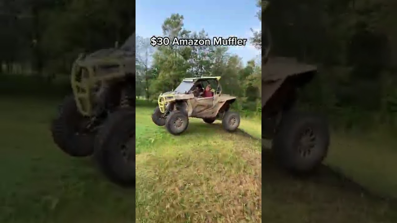 $30 Amazon Muffler On The RZR...