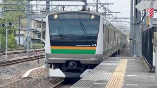 【さようなら🥲】E233系3000番台U629編成が湘南新宿ライン特別快速小田原行きとして深谷駅1番線に入線〜到着停車！