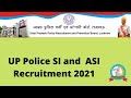 UP SI ASI Recruitment 2021