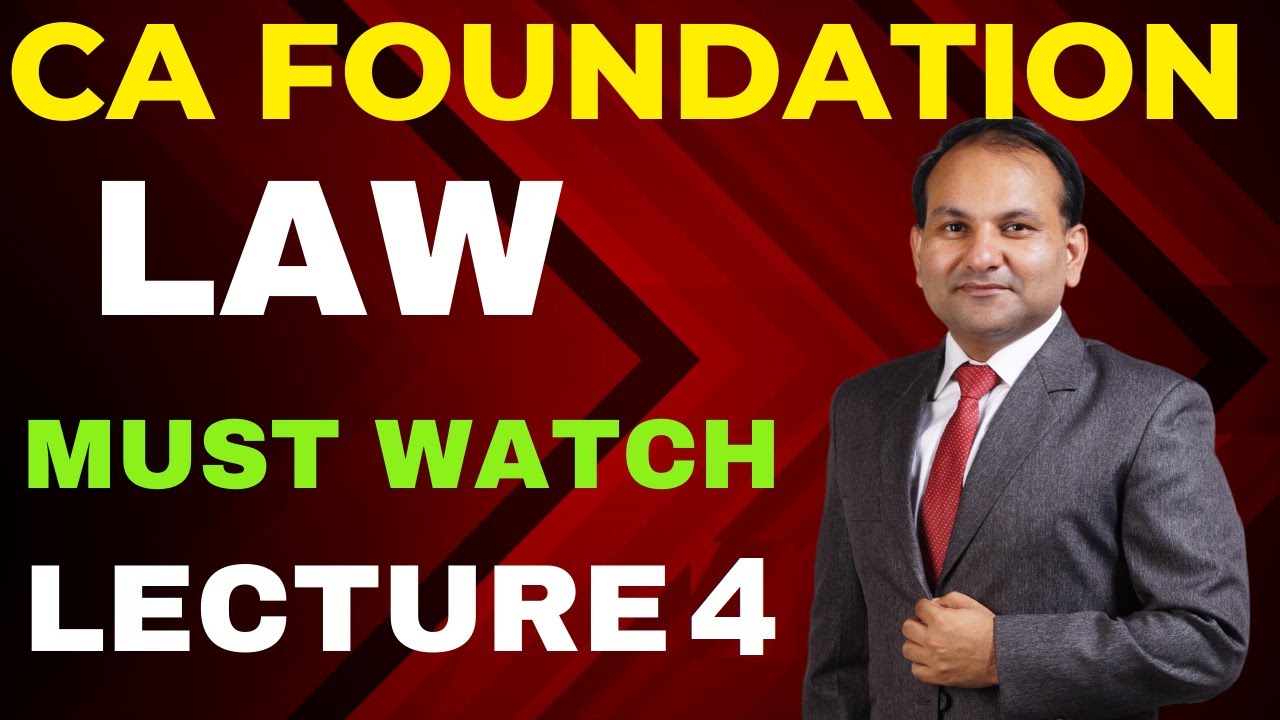 CA Foundation LAW Nov 2023 Class 4 contract Act 1872 Elements Of ca-foundation-law-nov-2023-class-4-contract-act-1872-elements-of