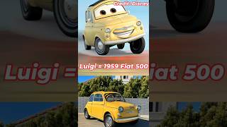 Disney's CARS Characters and Their Real Life Counterparts 4! #shorts #cars