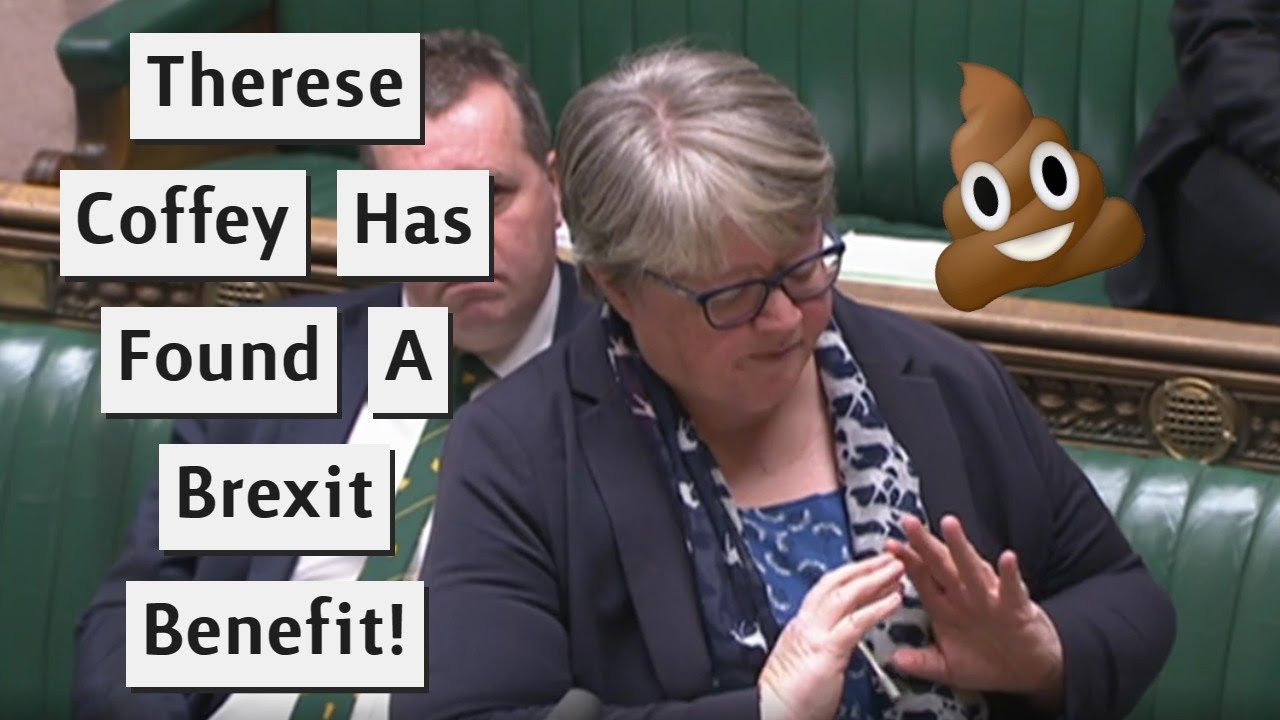 Therese Coffey Finds A Brexit Benefit - Freedom To Pump Raw Sewage!