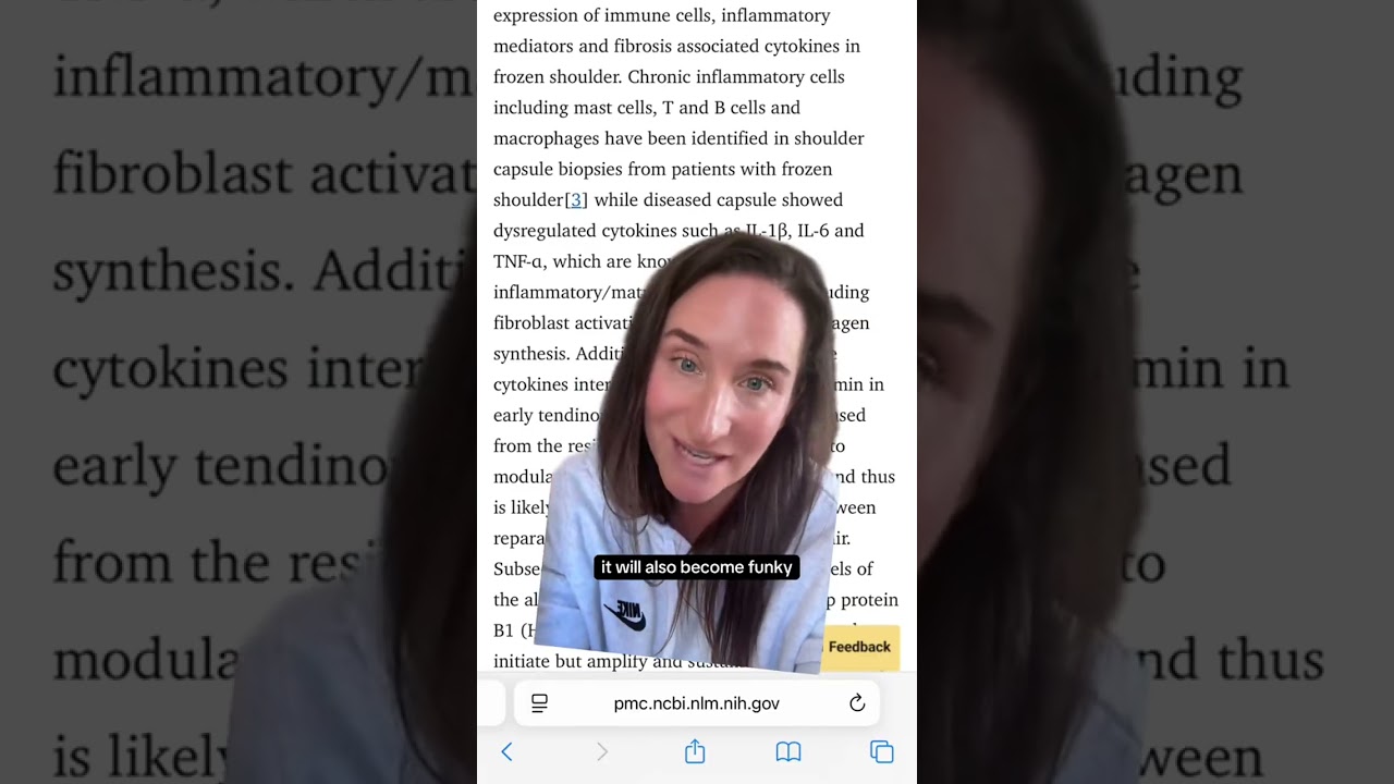 Frozen Shoulder isn’t so insidious, it’s really just more about weird hormone issues like estrogen,