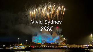 Vivid Sydney 2026 Opening Night Lights in the Rain