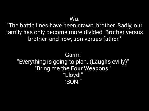 Wu and Garmadon audition