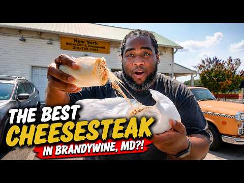 THE BEST CHEESESTEAK IN BRANDYWINE, MD?! 🥩🔥 Trying New York Italian Deli!