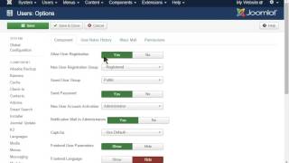 Disable Joomla user registration