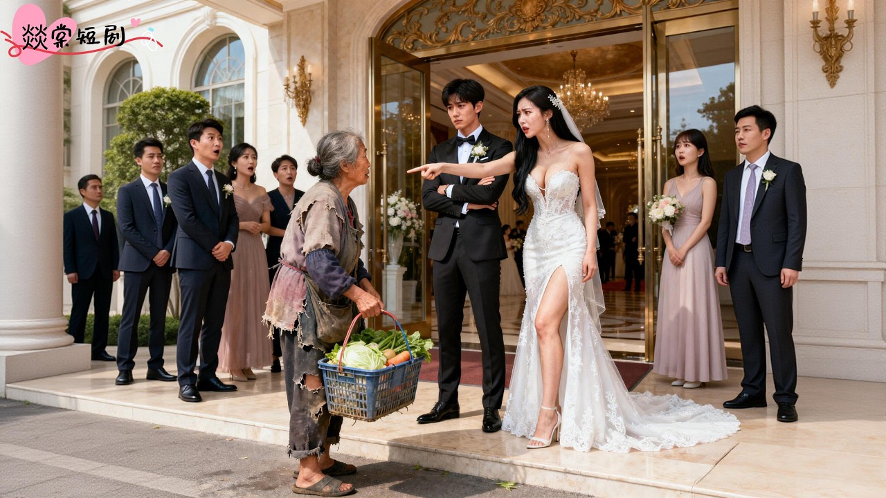 千億女首富偽裝成賣菜大媽考驗未來媳婦，怎卻被她當眾羞辱！不裝了，一個電話喊來4大京城首富，嚇得他們跪地求饒，她一腳踹開白眼狼家庭逆襲人生！#卖菜大妈竟是千亿首富