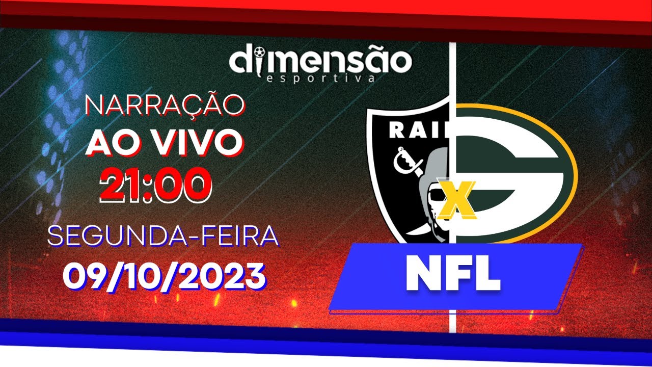 NFL Las Vegas Raiders x Green Bay Packers (NARRAÇÃO AO VIVO
