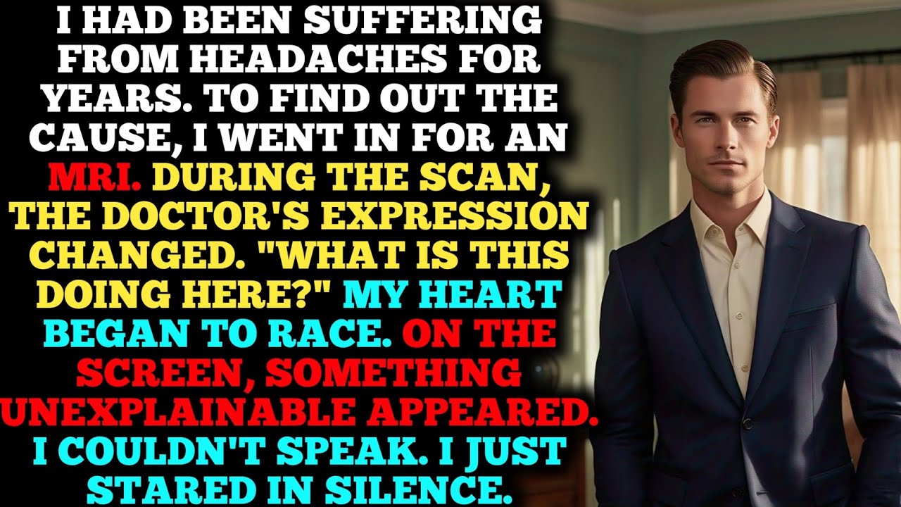 I had an MRI for my headaches... what they found left me speechless.