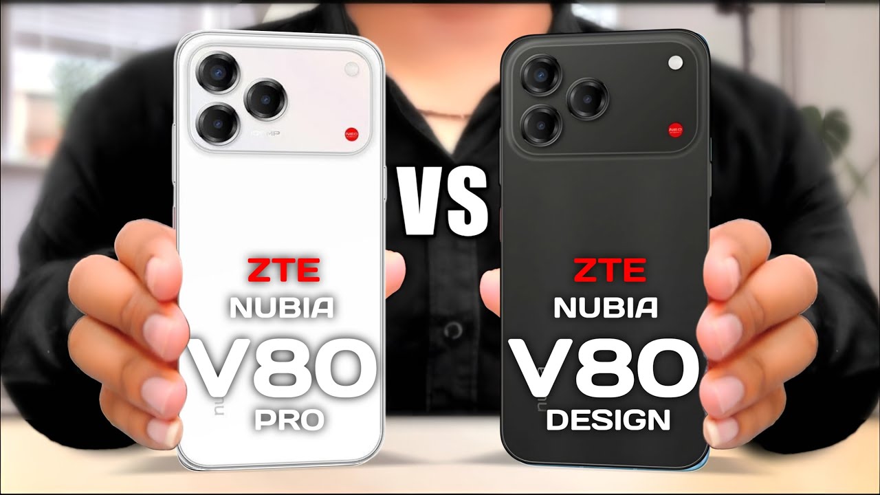 ZTE Nubia V80 Pro  Vs ZTE Nubia V80 Design || Full Comparison ⚡