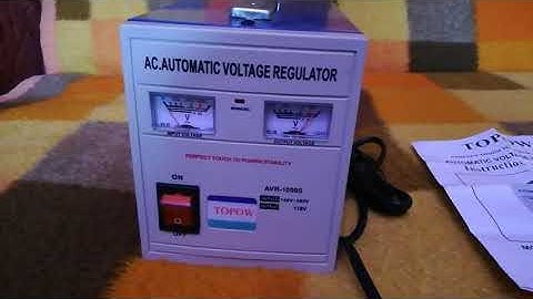 Review of Automatic Voltage Regulator Topow