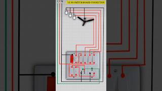12 no switchboard for fan or ball ka connection#fanwiring #electrical #lifeisbutadream #electronic