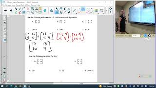 12-1 Notes, Basic Matrix Operations