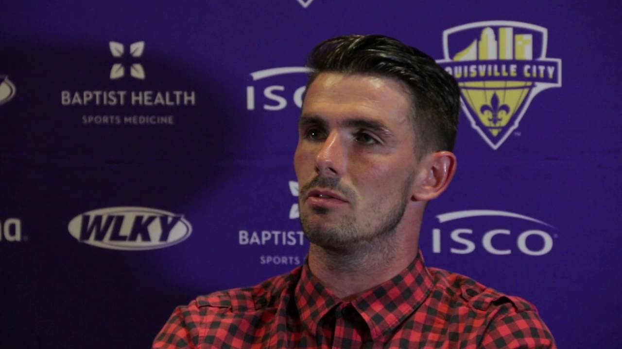 citycell Louisville City FC's Niall McCabe on a 4-1 win over Toronto FC II (June 21, 2016)