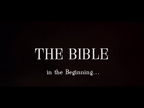 The Bible: In The Beginning... 1966 title sequence