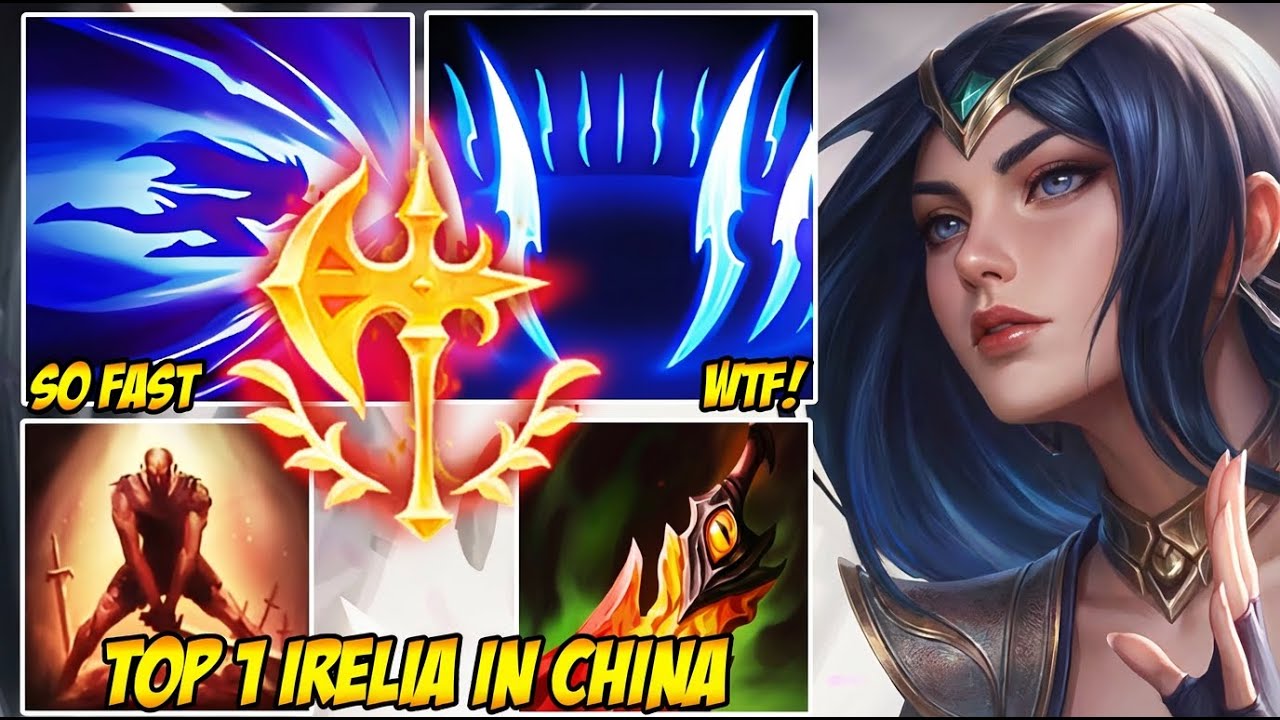 WILD RIFT CHINA TOP 1 IRELIA - THIS IRELIA IS A 1V9 MACHINE