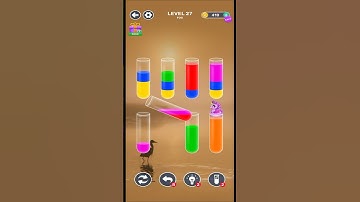 Water Sort Puzzle - Level 27 - Color Water Sort - Puzzle Games - gameplay - #shorts #shortvideos