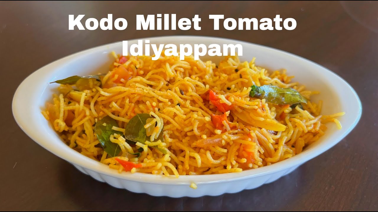 Kodo Millet Tomato Idiyappam How to make Millet Idiyappam Flour