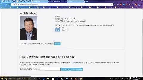 Connecting RealSatisfied To Your Realtor.ca Agent Profile