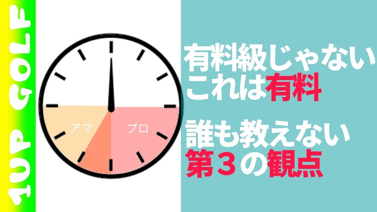 ゴルフレッスン 誰も教えてくれないスイング、ヘッドスピードに次ぐ第３の観点（こういう本当に大切な動画は伸びません）