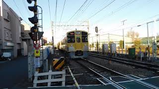 西武2000系2453F+2065F 2613レ 急行本川越行き 上石神井第三踏切にて