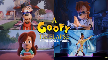 A Goofy Timelapse | 4 Timelapses 1 Video | #blender #character