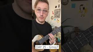 Day 25 (Gmaj7) : Alternate ukulele chord shapes #chordvember