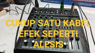 cara merubah efek bawaan mixer ashley menjadi seperti alesis