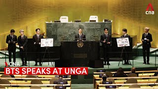 K-pop kings BTS speak at United Nations General Assembly