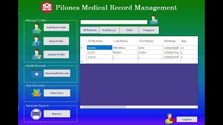 CLINIC MANAGEMENT SYSTEM VB.NET | Visual Basic SQL Data base. Management System Ideas