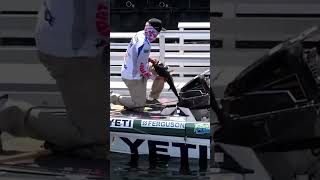 Ron Nelson nails 9-10 bass dock fishing at Heavy Hitters