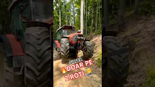 SAME Silver 90 cu roțile din față în aer! 😱🚜 Greutate mare pe spate și pantă extremă