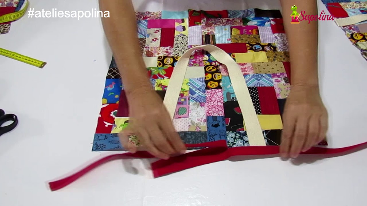Eco Bag de retalhos e com ziper