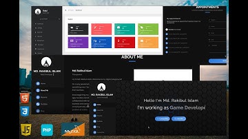 Responsive Personal Portfolio Website With Admin Panel | React PHP Mysql  |  The terminal Boy