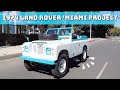 1974 land rover 88 series iii  falcon designs restomod  miami project  fusion motor company