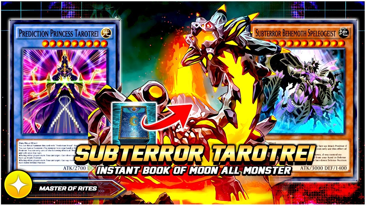BOOK OF MOON THE ENTIRE MONSTERS!? SUBTERROR FT PREDICTION PRINCESS [DUEL LINKS]