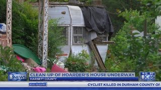 Crews work to clean up Harnett County hoarding case