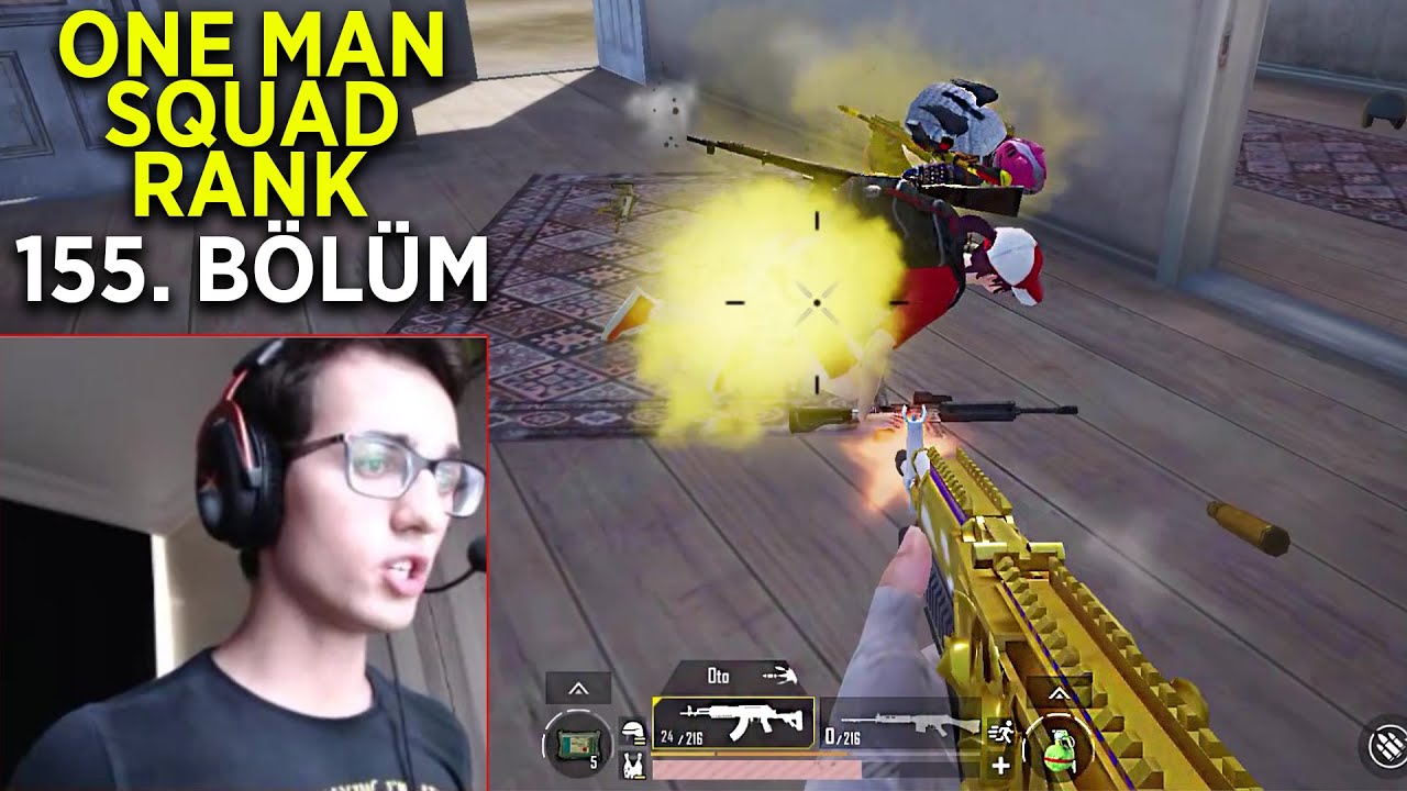 BU NASIL Bİ POCHİNKİ ! One Man Squad Rank 155. Bölüm - Pubg Mobile