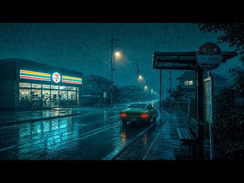 the last ride home. | rainy tokyo lofi for late night hours | 3 hours
