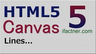 HTML Canvas tutorial beginners, Lines with CSS JavaScript 5