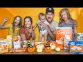 EATING ONLY ORANGE FOOD FOR 24 HOURS! 🎃 (PUMPKIN SPICE EVERYTHING CHALLENGE)